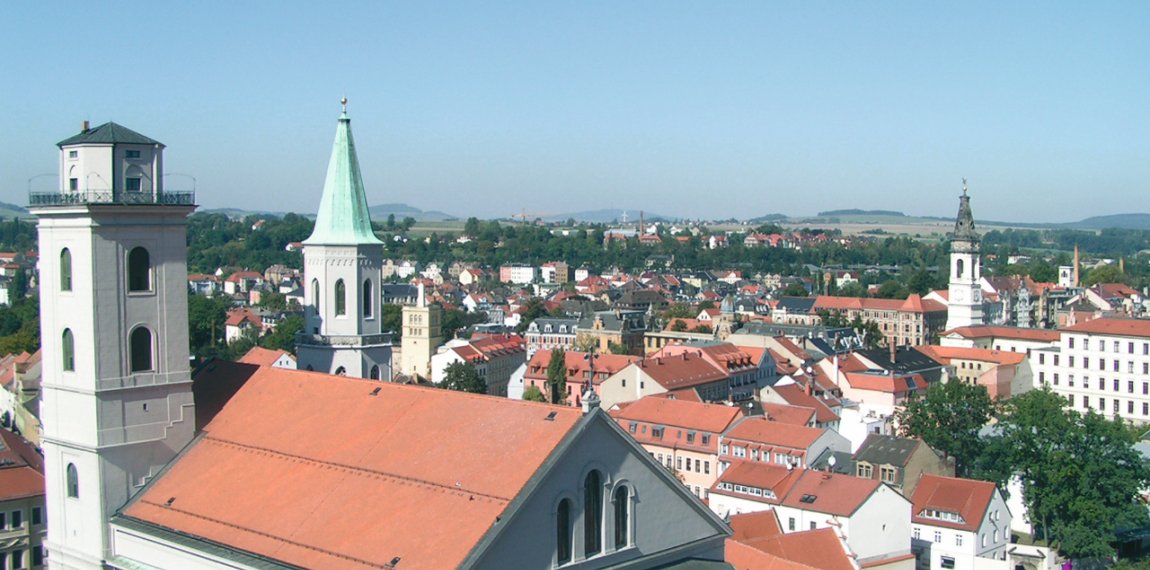 Blick über Zittau © Stadtverwaltung Zittau